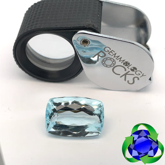 Aquamarine - Cushion 11.39ct