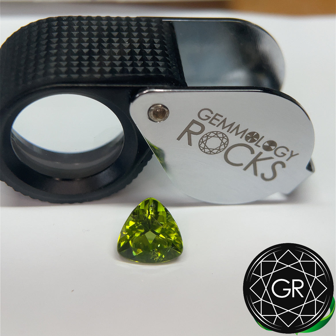 Arizona Peridot - Trillion 2.83ct