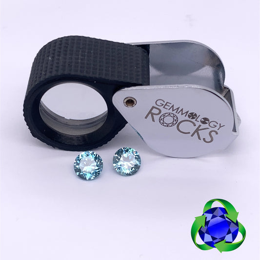 Zircon Pair - Round 3.19cttw