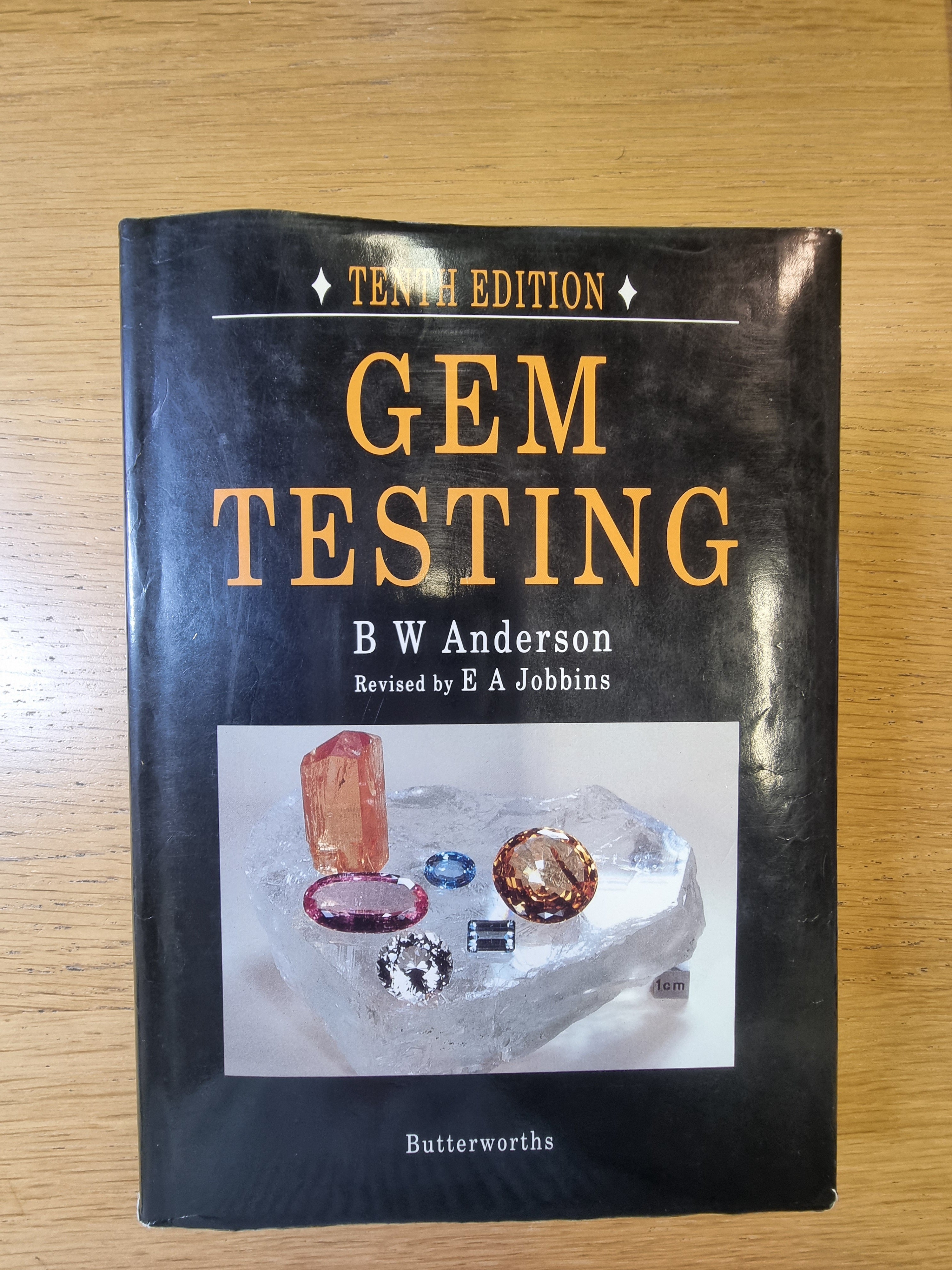 Gem Testing B W Anderson. 10th edition 1990