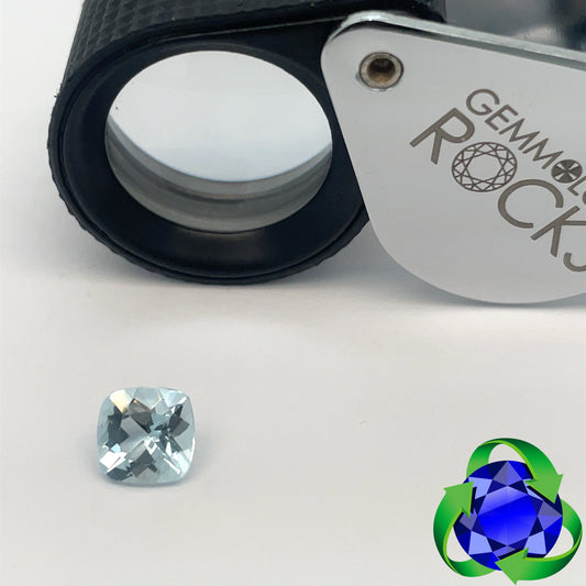 Aquamarine - Cushion 0.84ct