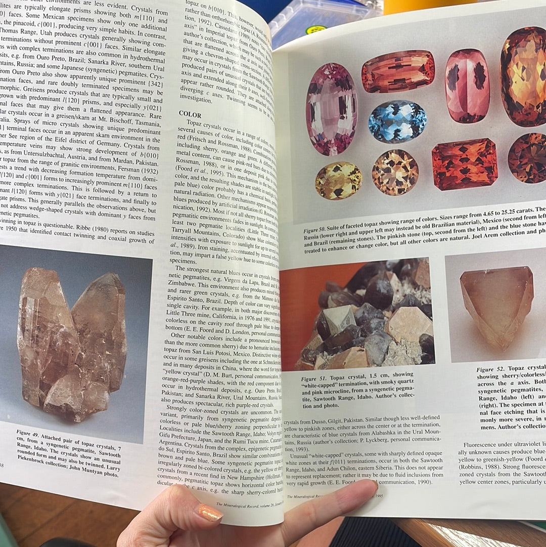 Topaz - Mineralogical Record