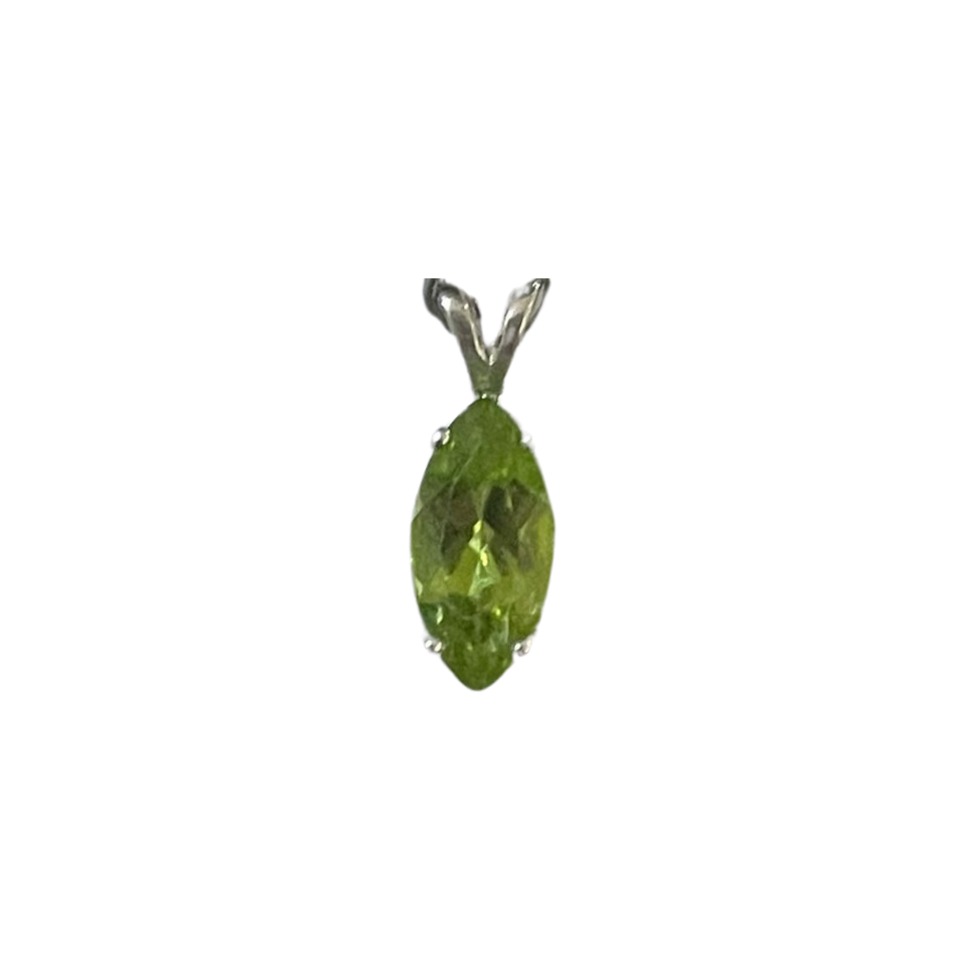 Marquise Peridot Pendant