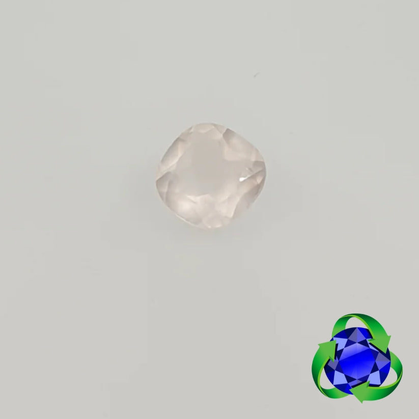 Rose Quartz - Cushion 0.80+/-ct