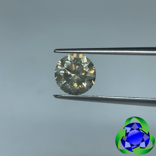 Round Brilliant cut diamond: 2.01ct - S-T SI2