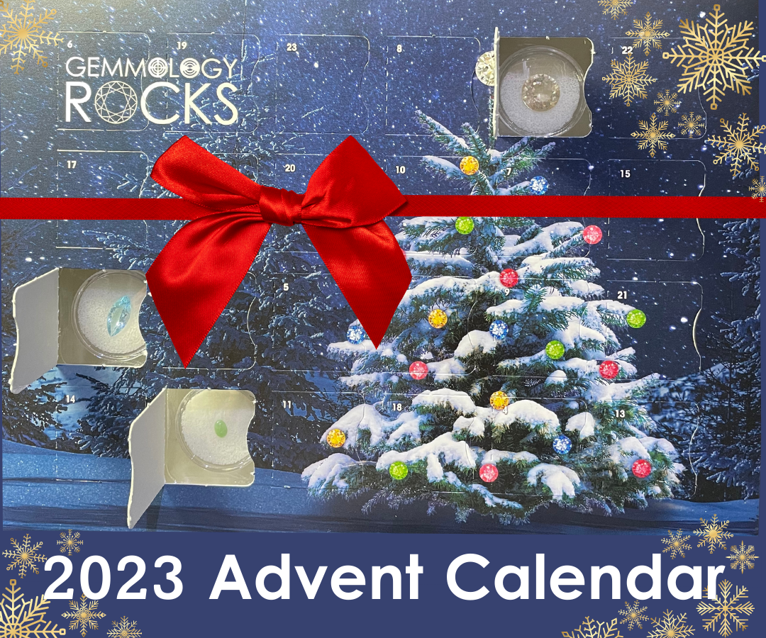 Advent Calendar Gemstone Course with 24 gems! Gemmology Rocks