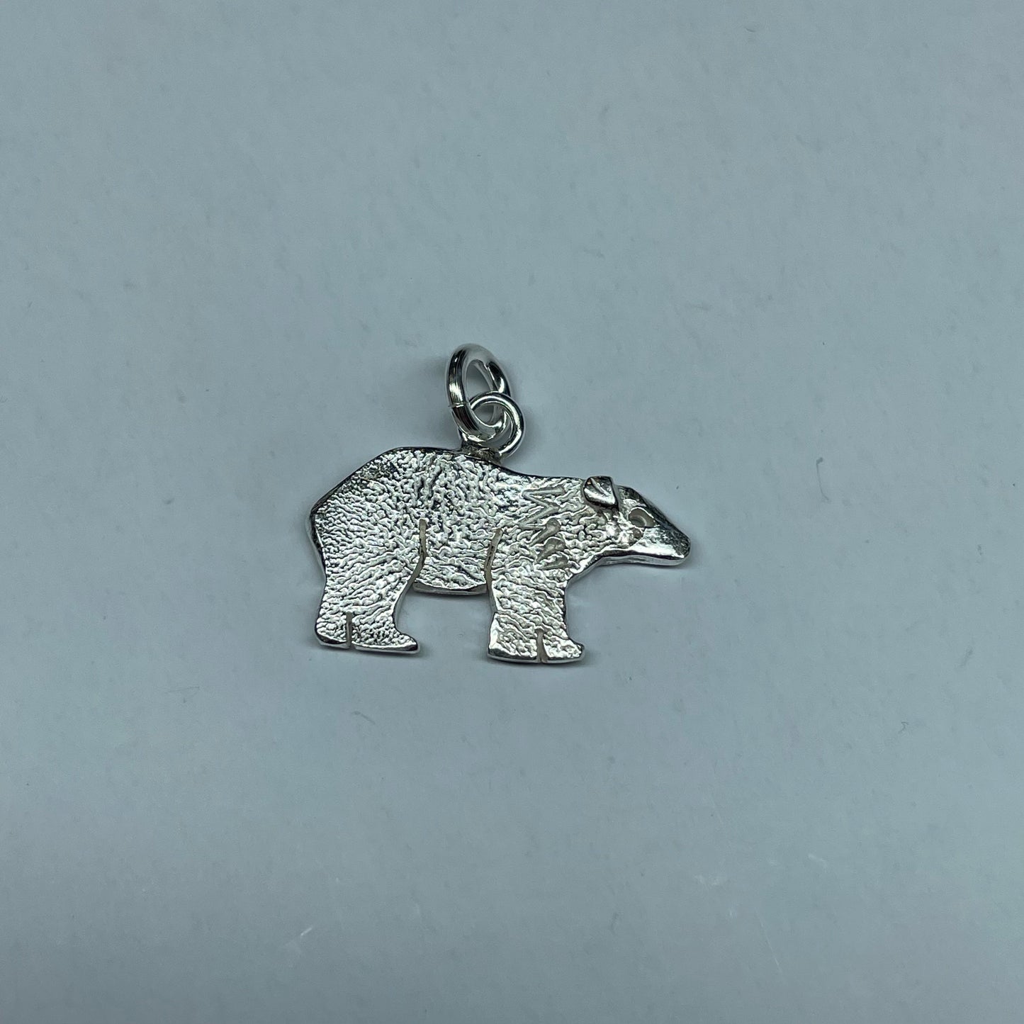 Silver Polar Bear Pendant