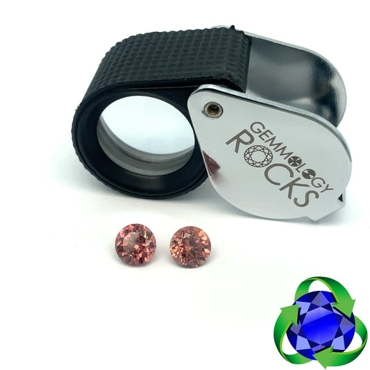 Zircon - Round 6 mm pair