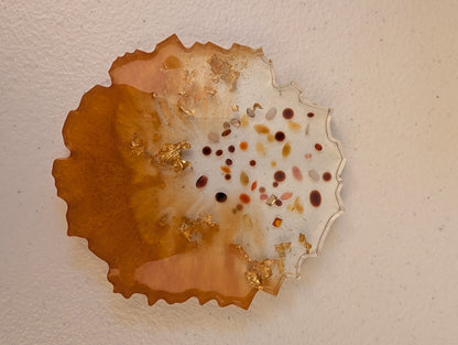 Recycled Gemstone Geode Coaster