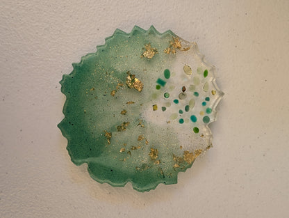 Recycled Gemstone Geode Coaster