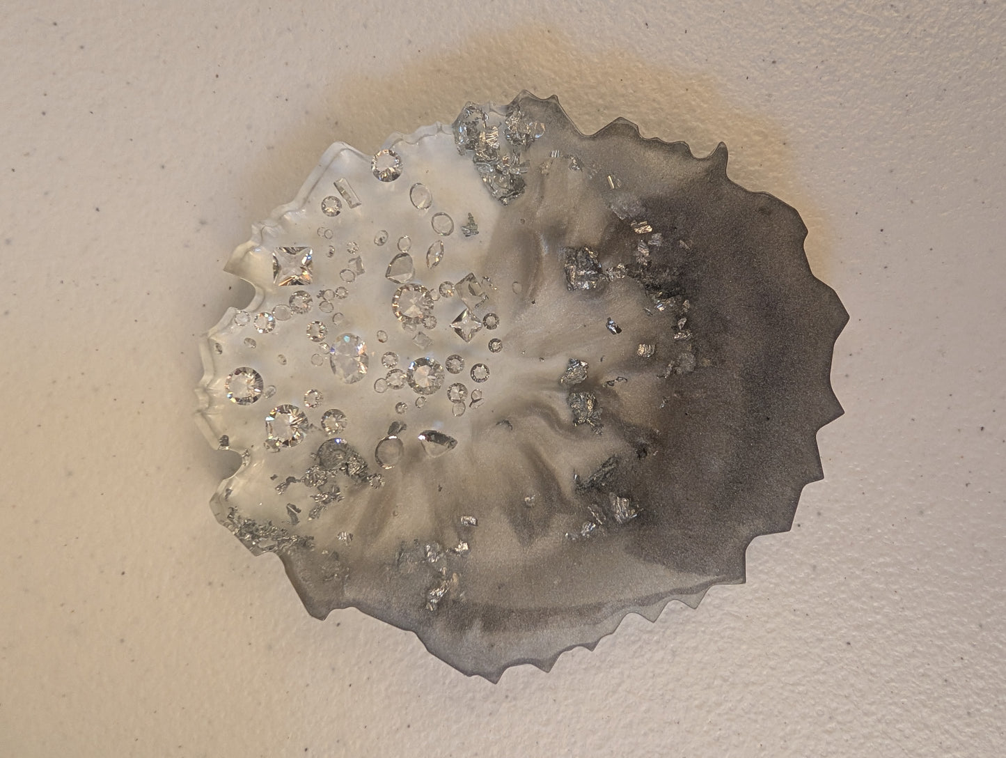 Recycled Gemstone Geode Coaster