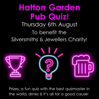 Silversmiths & Jewellers Charity Pub Quiz London - 6th August
