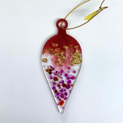 Recycled Gemstone Christmas Bauble!