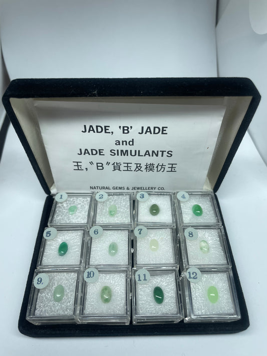 Jade, B Jade & Jade simulants stone set