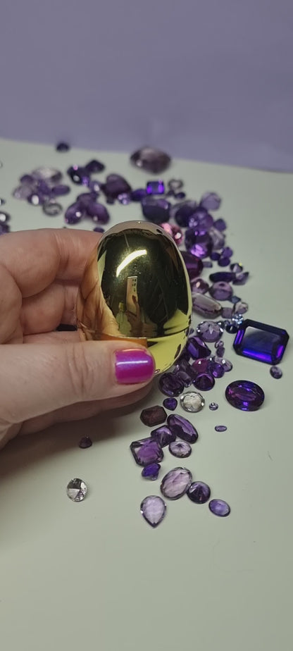 Shiny Recycled Gemstone Easter Egg!